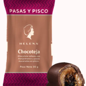 Chocoteja de pasas